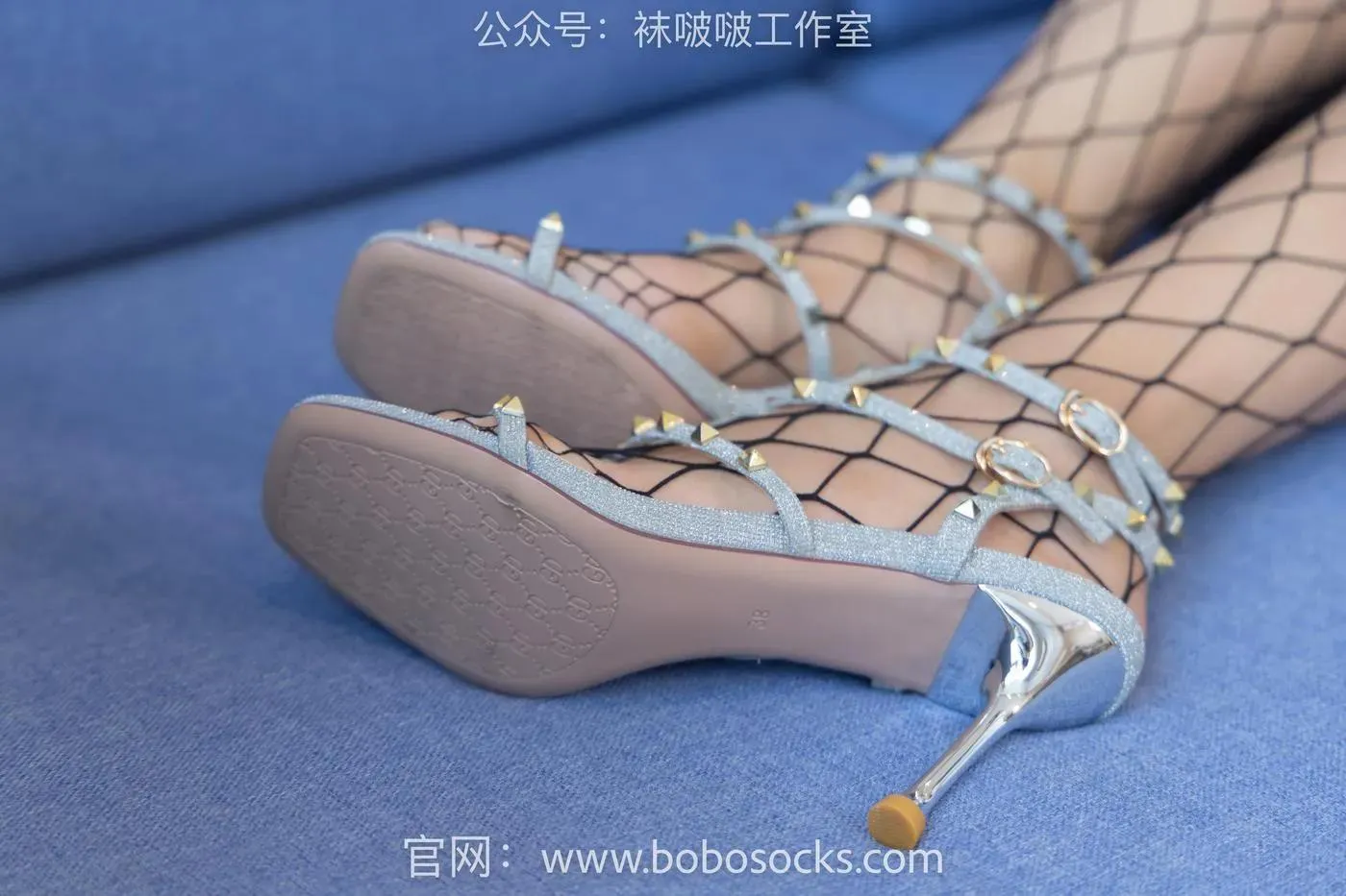 [BoBoSocks袜啵啵]NO.113 果果-高跟鞋、黑色网袜 [141P]插图5